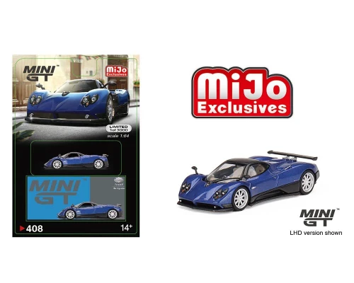 1/64 Mini GT Pagani Zonda F (Blu Argentina Blue) Diecast Car Model