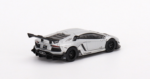 1/64 Mini GT LB★WORKS Lamborghini Aventador Limited Edition Matt Silver Diecast Car Model