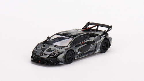 1/64 Mini GT LB★WORKS Lamborghini Huracán GT Digital Camouflage Diecast Car Model