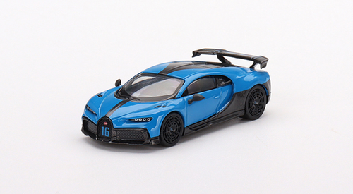 1/64 MINI GT Bugatti Chiron Pur Sport (Blue) Diecast Car Model