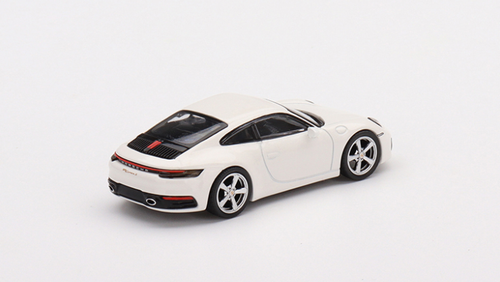 1/64 Mini GT Porsche 911 (992) Carrera S White Diecast Car Model