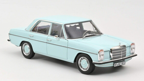 1/18 Norev 1968 Mercedes-Benz 200 (Light Blue) Diecast Car Model