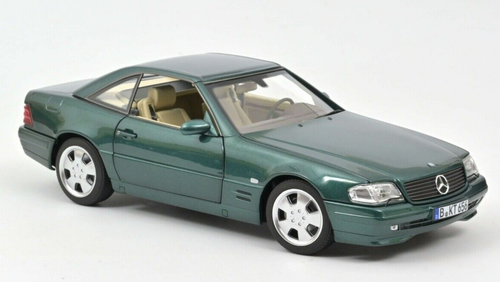 1/18 Norev 1999 Mercedes-Benz 500 SL 500SL (Metallic Green) Diecast Car Model
