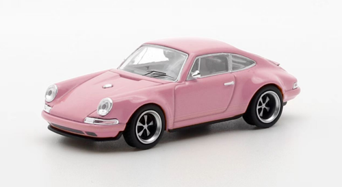 1/64 POPRACE Porsche Singer 911 - 965 Pink Edition Diecast Car Model