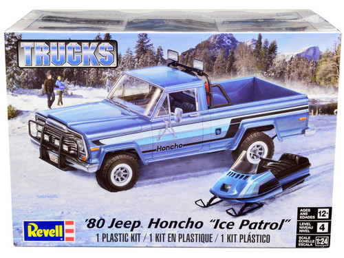 Level 4 Model Kit 1980 Jeep Honcho Pickup Truck 