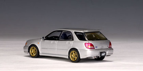 1/43 AUTOart SUBARU NEW AGE IMPREZA WRX WAGON STi 2001 (SILVER) Diecast Car Model 58632