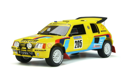 1/24 Ixo 1985 Peugeot 205 Turbo T16 #2 Winner Rally Monte Carlo