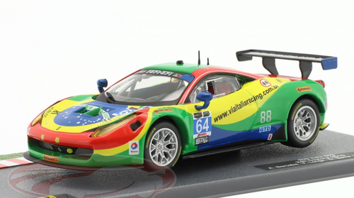 1/43 Altaya 2015 Ferrari 458 Italia GT3 #64 24h Daytona Scuderia Corsa Andrea Bertolini, Daniel Serra, Francisco Longo, Marcos Gomes Car Model