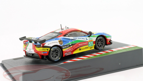 1/43 Altaya 2015 Ferrari 458 Italia GT2 #51 WEC AF Corse Gianmaria Bruni, Toni Vilander Car Model