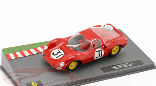 1/43 Altaya 1965 Ferrari Dino 166 P #31 1000km Nürburgring SpA Ferrari SEFAC Lorenzo Bandini, Nino Vaccarella Car Model