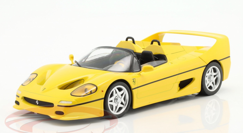 1/18 KK-Scale 1995 Ferrari F50 Convertible (Yellow) Diecast Car Model