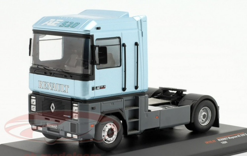 1/43 Ixo 1994 Renault Magnum AE 520 Ti (Light Blue Metallic) Car Model