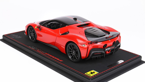 1/18 BBR Ferrari SF90 Pack Fiorano (Rosso Corsa 322 Red) Resin Car Model Limited 48 Pieces