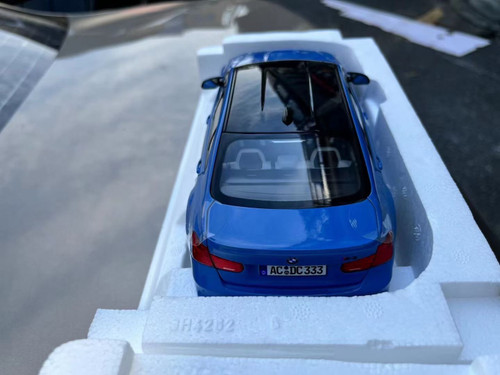 1/18 Norev 2015-2019 BMW M3 Competition F80 (Yas Marina Blue) Diecast Car Model