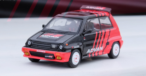 1/64 INNO HONDA CITY TURBO II "ADVAN" Livery With "ADVAN" Livery MOTOCOMPO Diecast Car Model