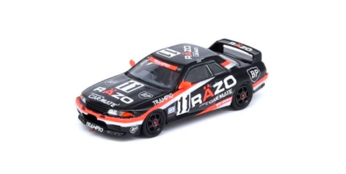 1/64 INNO NISSAN SKYLINE GT-R (R32) #11 "RAZO TAMPIO" Japan Super N1 Endurance Race 1994 Diecast Car Model 