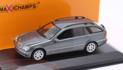 1/43 Minichamps 2001 Mercedes-Benz C-Class T Model (S203) (Grey Metallic) Car Model