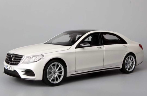 1/18 Norev Mercedes-Benz S-Class AMG-Line (White) Diecast Car