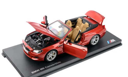 1/18 Dealer Edition BMW M6 F12 Convertible (Sakhir Orange) Diecast Car Model