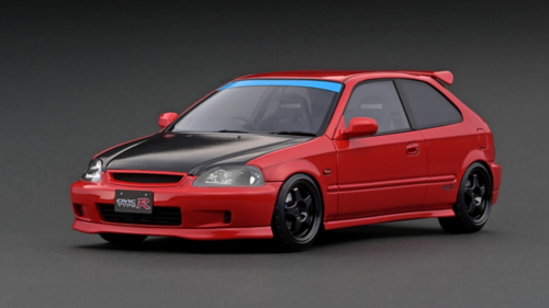 1/18 Ignition Model Honda CIVIC (EK9) Type R (Red) Resin Car Model