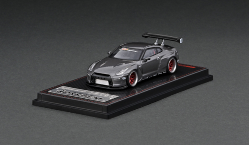 1/64 Ignition Model Nissan PANDEM R35 GT-R Gun Metallic Diecast Car Model