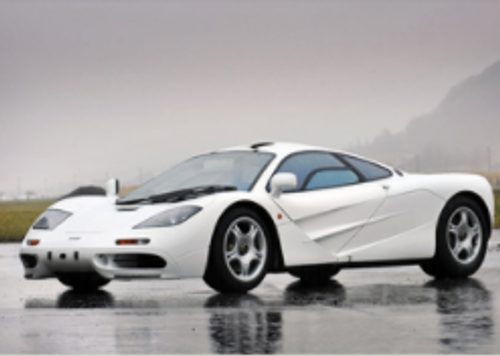  1/64 LCD Models McLaren F1 White Diecast Car Model