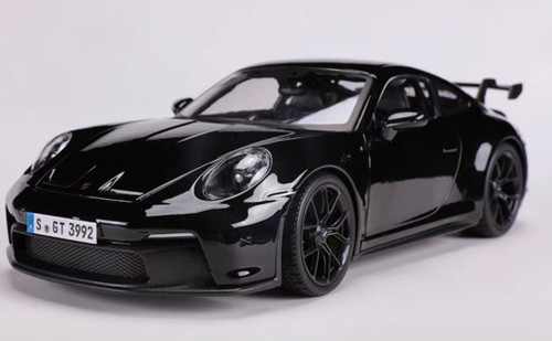 1/18 Maisto Porsche 911 GT3 992 Generation (Black) Diecast Car Model