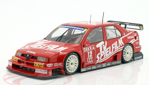 1/18 Werk82 1995 Michele Alboreto Alfa Romeo 155 V6 TI #12 DTM / ITC Schübel Engineering Diecast Car Model