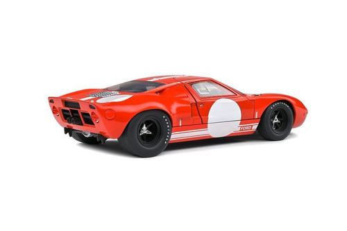 1/18 Solido 1966 Ford GT40 MK I Racing (Red) Diecast Car Model