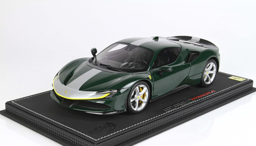 1/18 BBR Ferrari SF90 Pack Fiorano (Verde Abetone Green) Resin Car Model Limited 48 Pieces