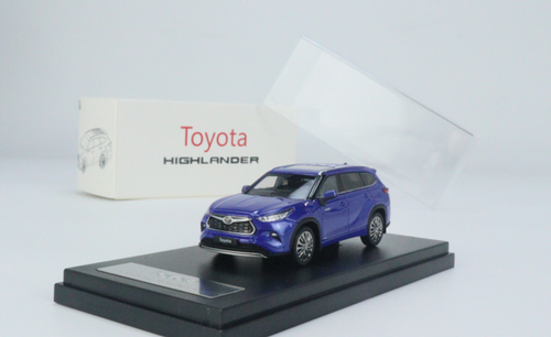 1/64 LCD Toyota HighLander Blue Diecast Car Model