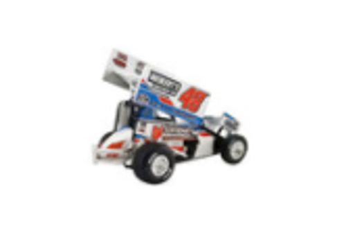Winged Sprint Car #48 Danny Dietrich "Weikert's Livestock" Gary Kauffman Racing "World of Outlaws" (2022) 1/64 Diecast Model Car by ACME