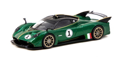 1/64 Tarmac Works Pagani Huayra R Verde Trifoglio Diecast Car Model 