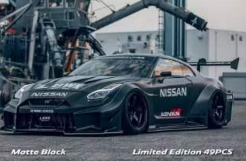 IGNITION MODEL 1/18 Nissan LB-Silhouette WORKS GT Nissan 35GT-RR Black