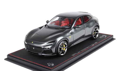 1/18 BBR Ferrari Purosangue (Grigio Silverstone Grey) Resin Car Model