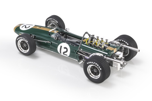 1/18 GP Replicas 1966 Jack Brabham Brabham BT19 #12 Winner French GP Formula 1 World Champion Car Model