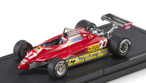 1/43 GP Replicas 1982 Gilles Villeneuve Ferrari 126C2 #27 Formula 1 Car Model