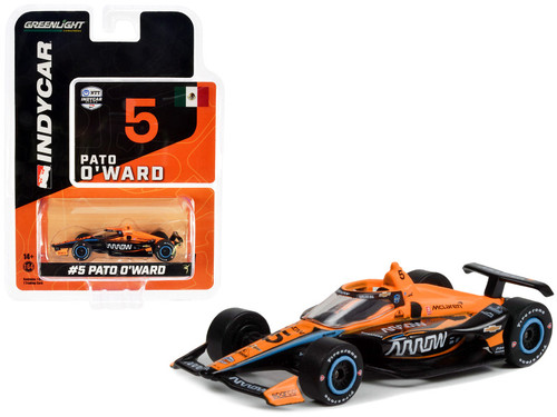 Dallara IndyCar #5 Pato O'Ward "Arrow" Arrow McLaren SP "NTT IndyCar Series" (2022) 1/64 Diecast Model Car by Greenlight