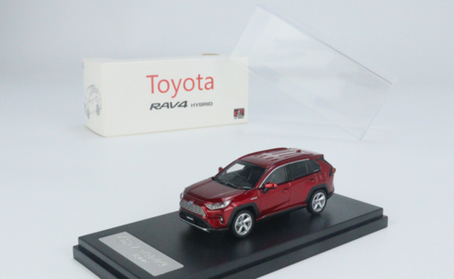  1/64 LCD Toyata RAV4 Hybrid Red Diecast Car Model