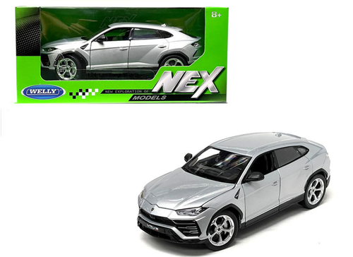 1/24 Welly Lamborghini Urus (Silver) Diecast Car Model