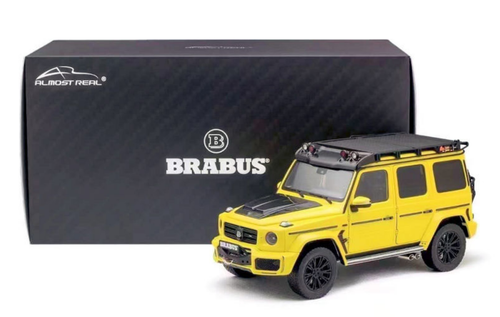 1/18 Almost Real 2020 Mercedes-Benz G63 AMG Brabus G800 (Yellow) Car Model Limited 504 Pieces