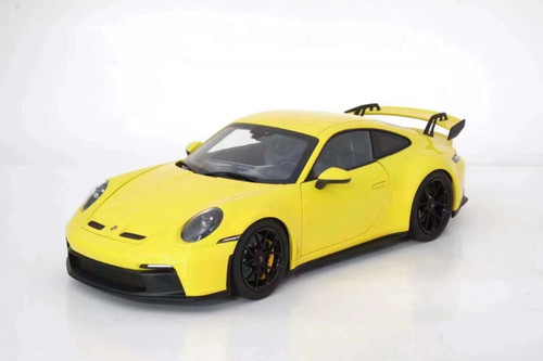 1/18 Norev 2021 Porsche 911 992 GT3 (Yellow) Diecast Car Model