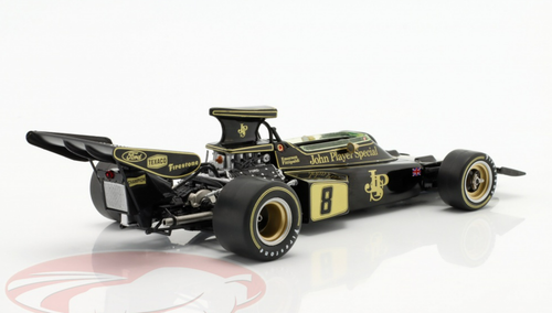 1/24 Ixo 1972 Emerson Fittipaldi Lotus 72D #8 Winner British GP Formula 1 World Champion Car Model