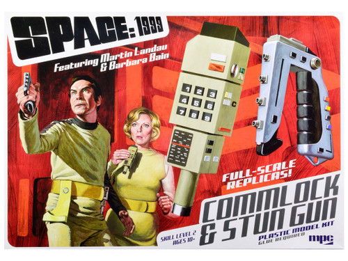 Skill 2 Model Kit Commlock and Stun Gun "Space: 1999" (1975-1977) TV Show 1/1 Scale Model by MPC