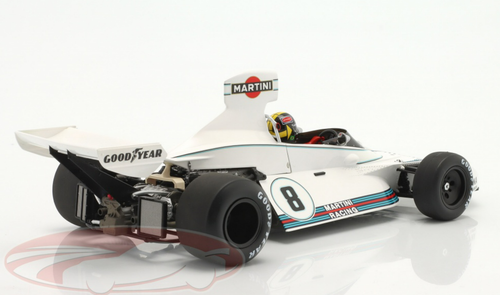 1/18 Spark 1975 Carlos Pace Brabham BT44B #8 Winner Brazilian GP Formula 1 Car Model
