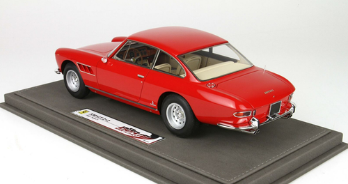 1/18 BBR Ferrari 330 GT 2+2 Series 2 1965 Single Light (Rosso Corsa 300 Red) Resin Car Model Limited 133 Pieces