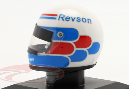1/5 Spark 1973 Peter Revson Yardley Team McLaren Formula 1 Helmet Model