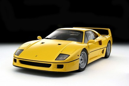 1/18 Kyosho Ferrari F40 (Yellow) Street Version 08411Y Diecast Car Model