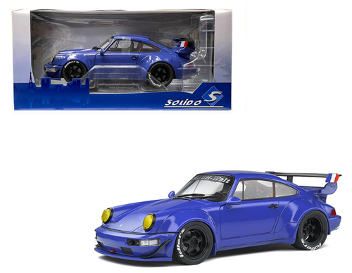 1/18 Solido Porsche 911 (964) RWB Rauh-Welt Champagne (Blue) Diecast Car Model