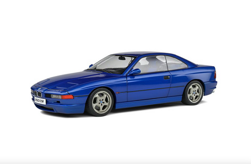 1/18 Solido 1990 BMW 850 CSI (E31) (Tobago Blue) Diecast Car Model